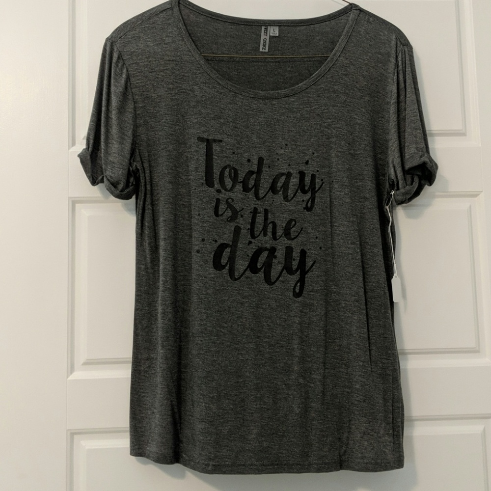 Acid Wash Today Is The Day Graphic Tee